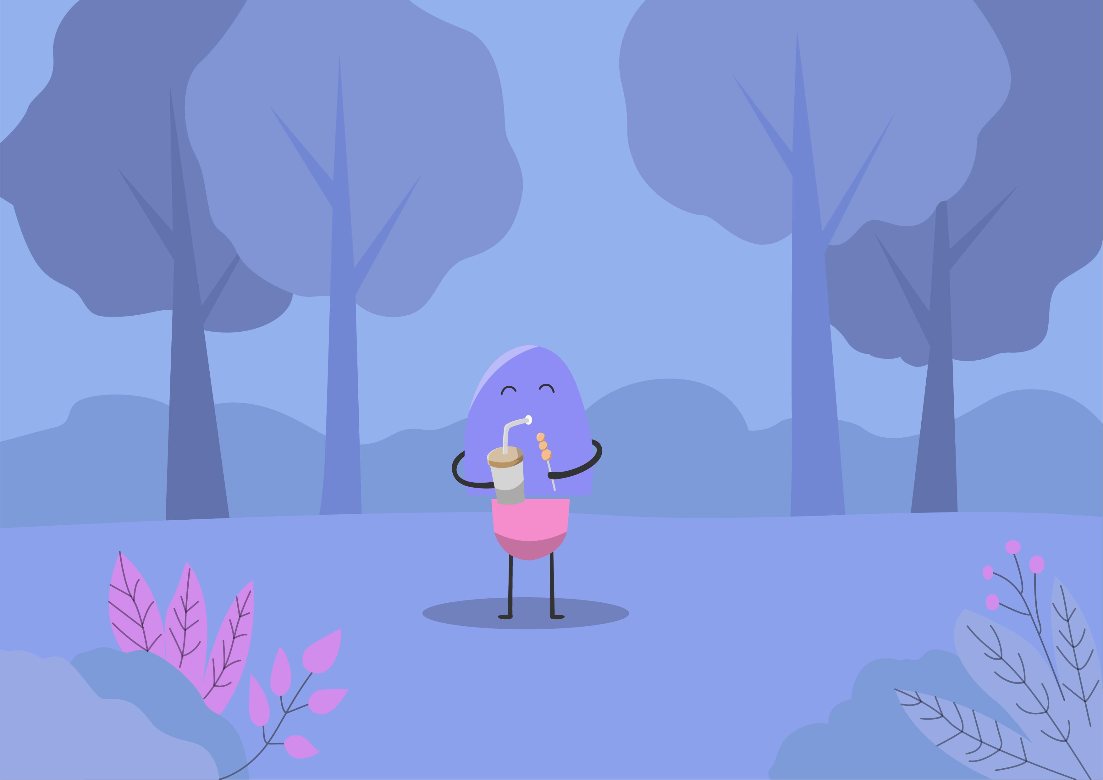 Cute Peanut Dumb Illustration #319