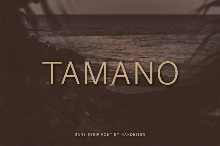 Tamano Font