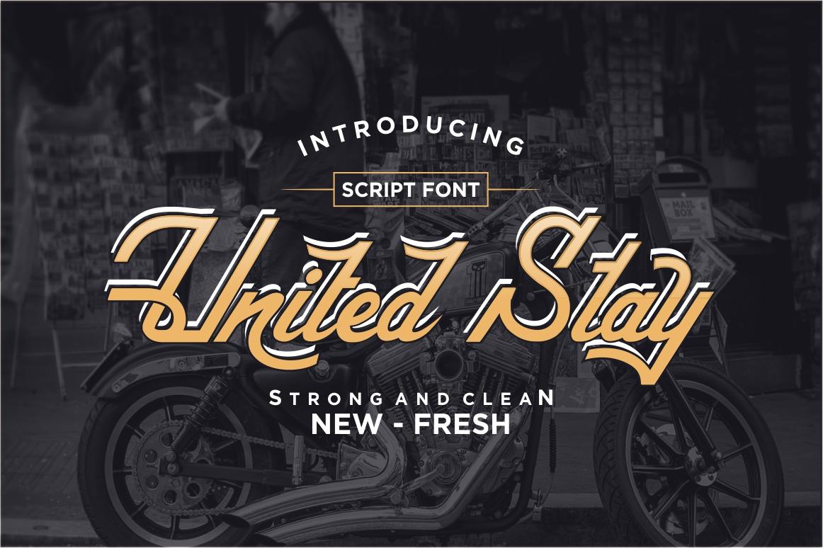 United Stay Font