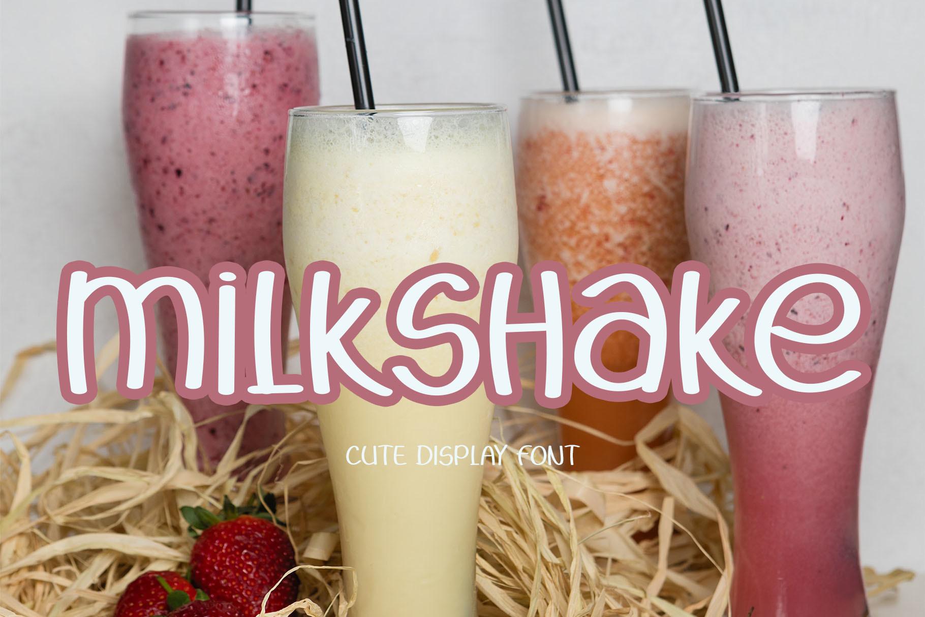 Milkshake Font