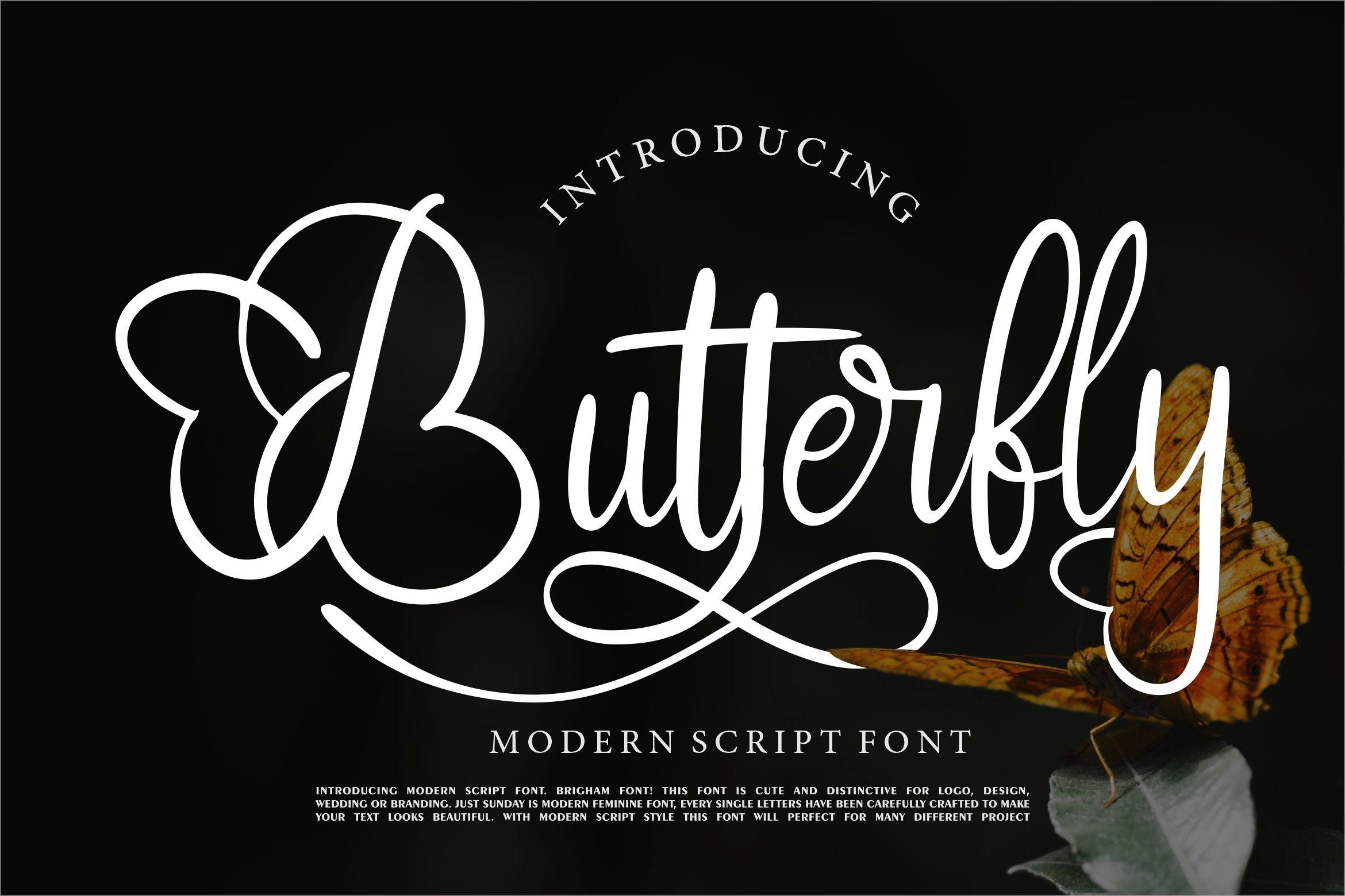 Butterfly Font