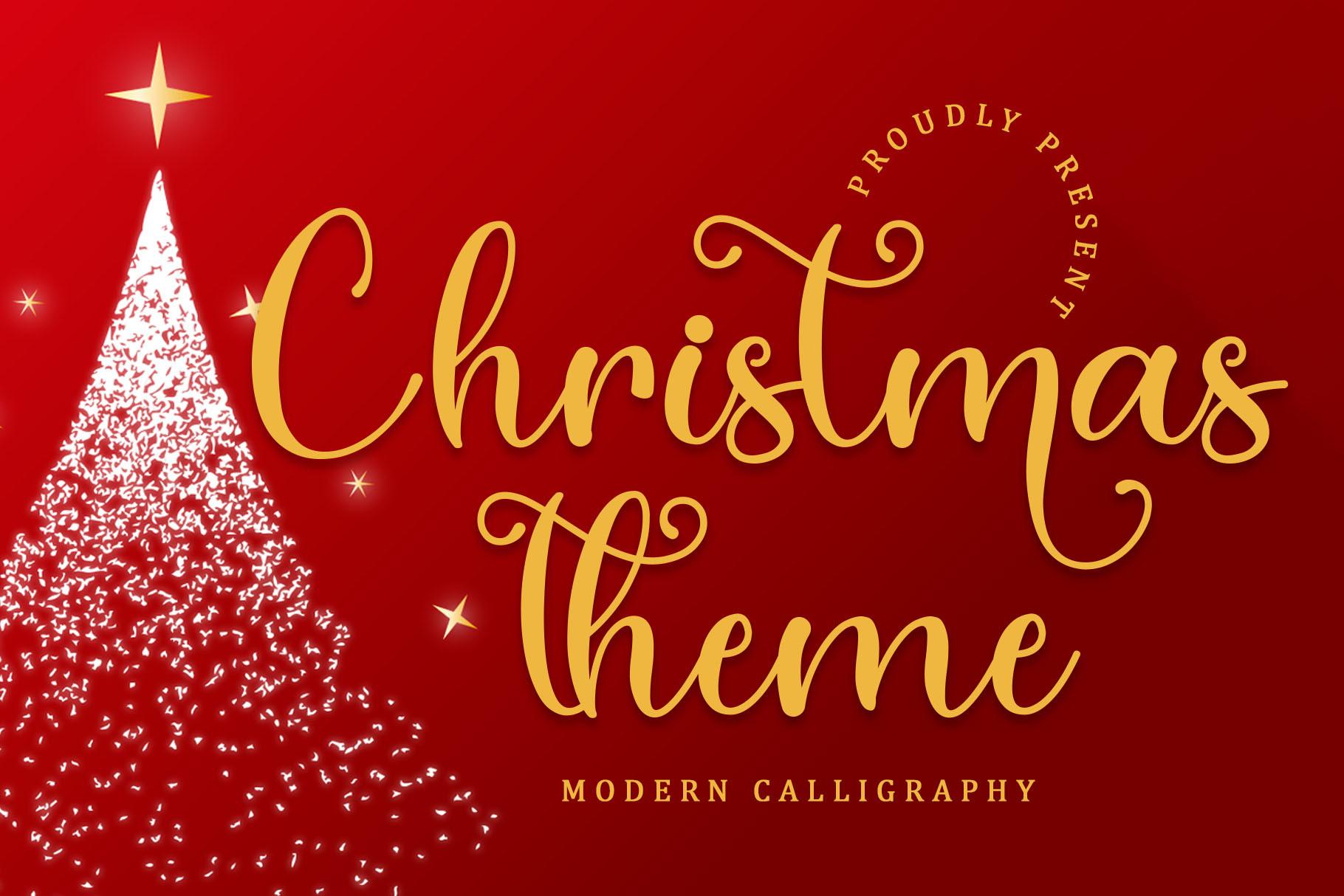 Christmas Theme Font