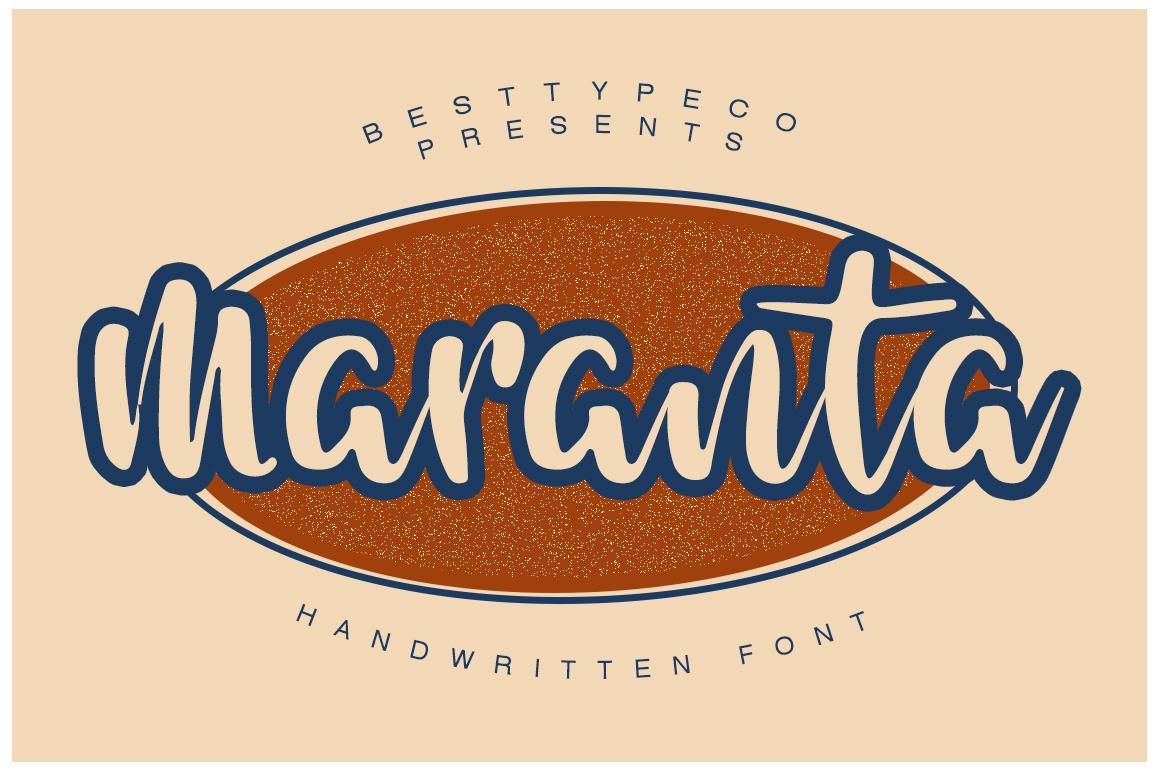 Maranta Font