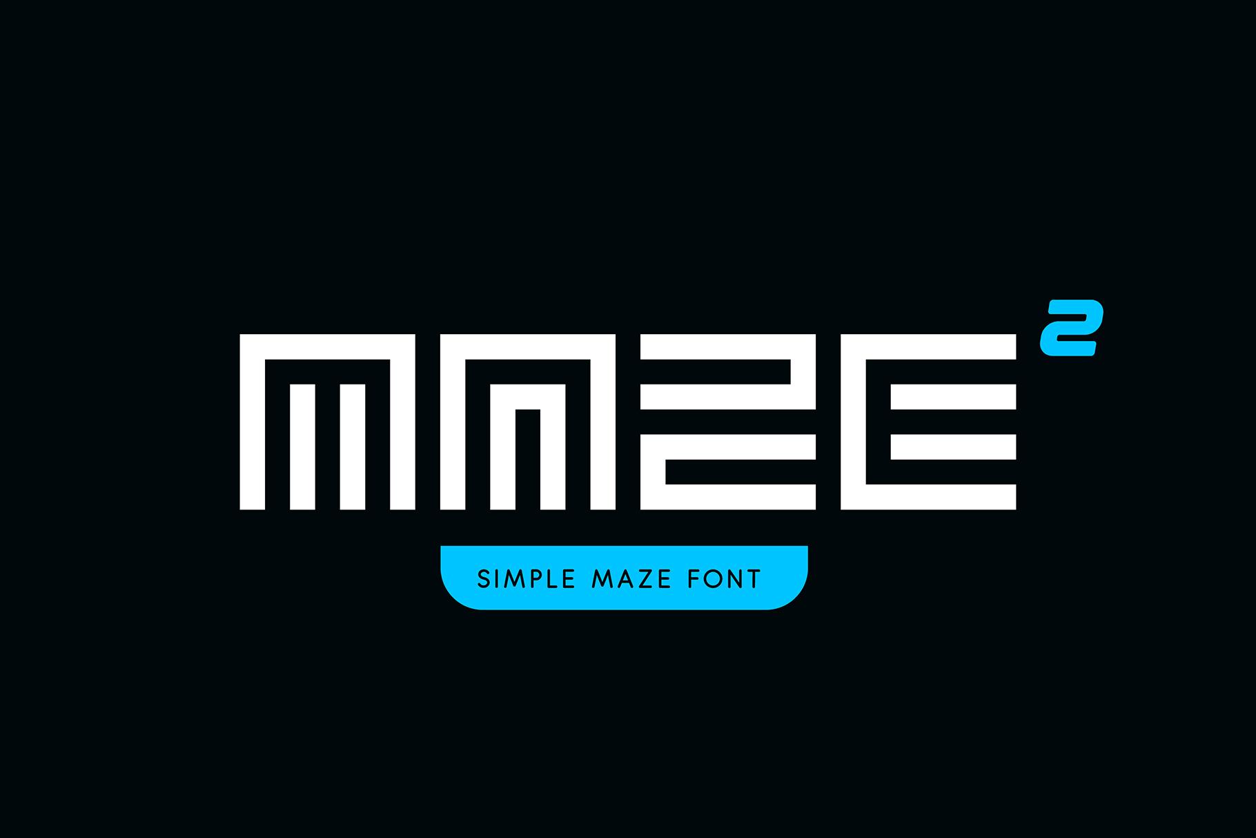 SimpleMaze Font