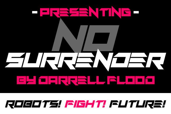 No Surrender Font