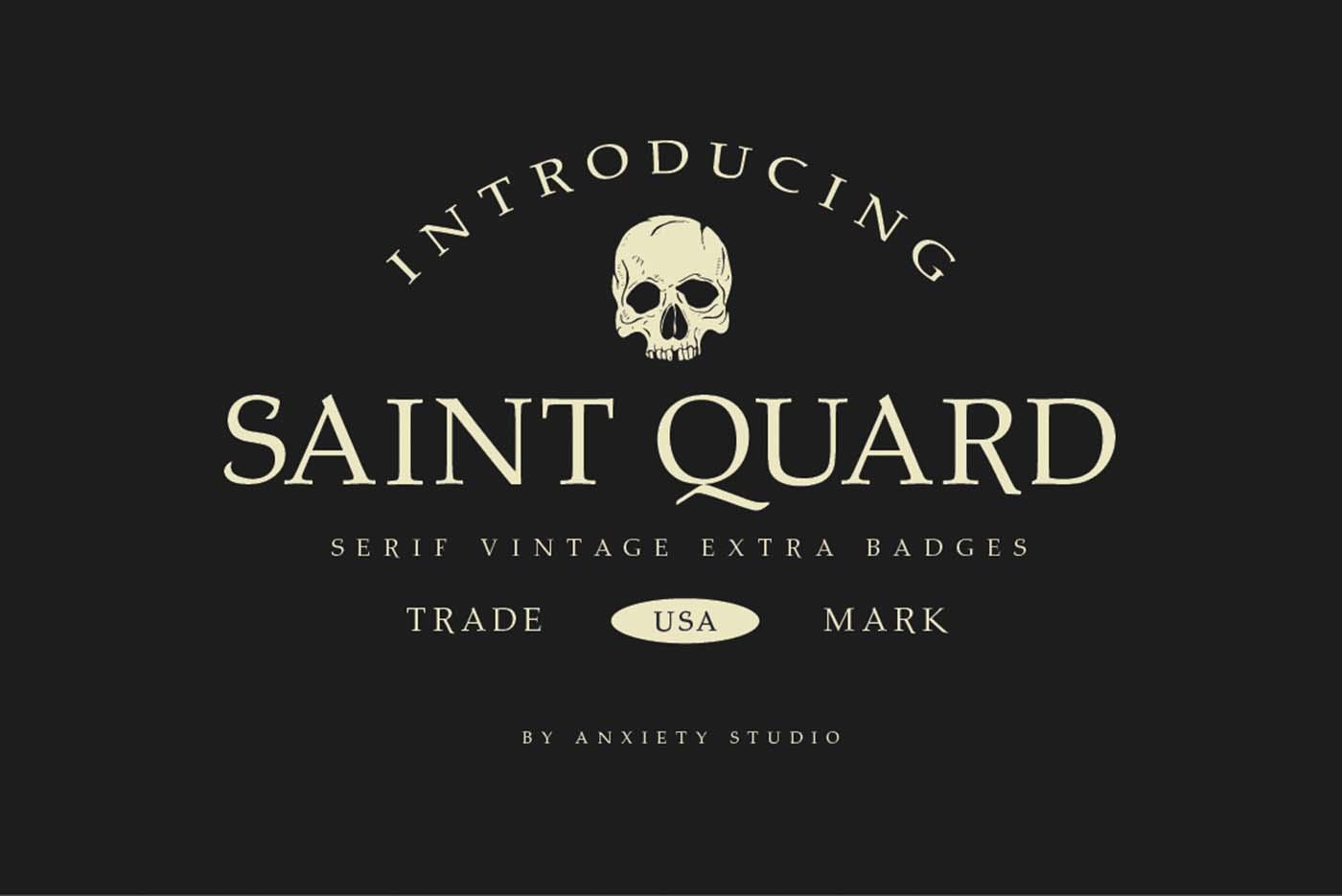 Saint Quard Font