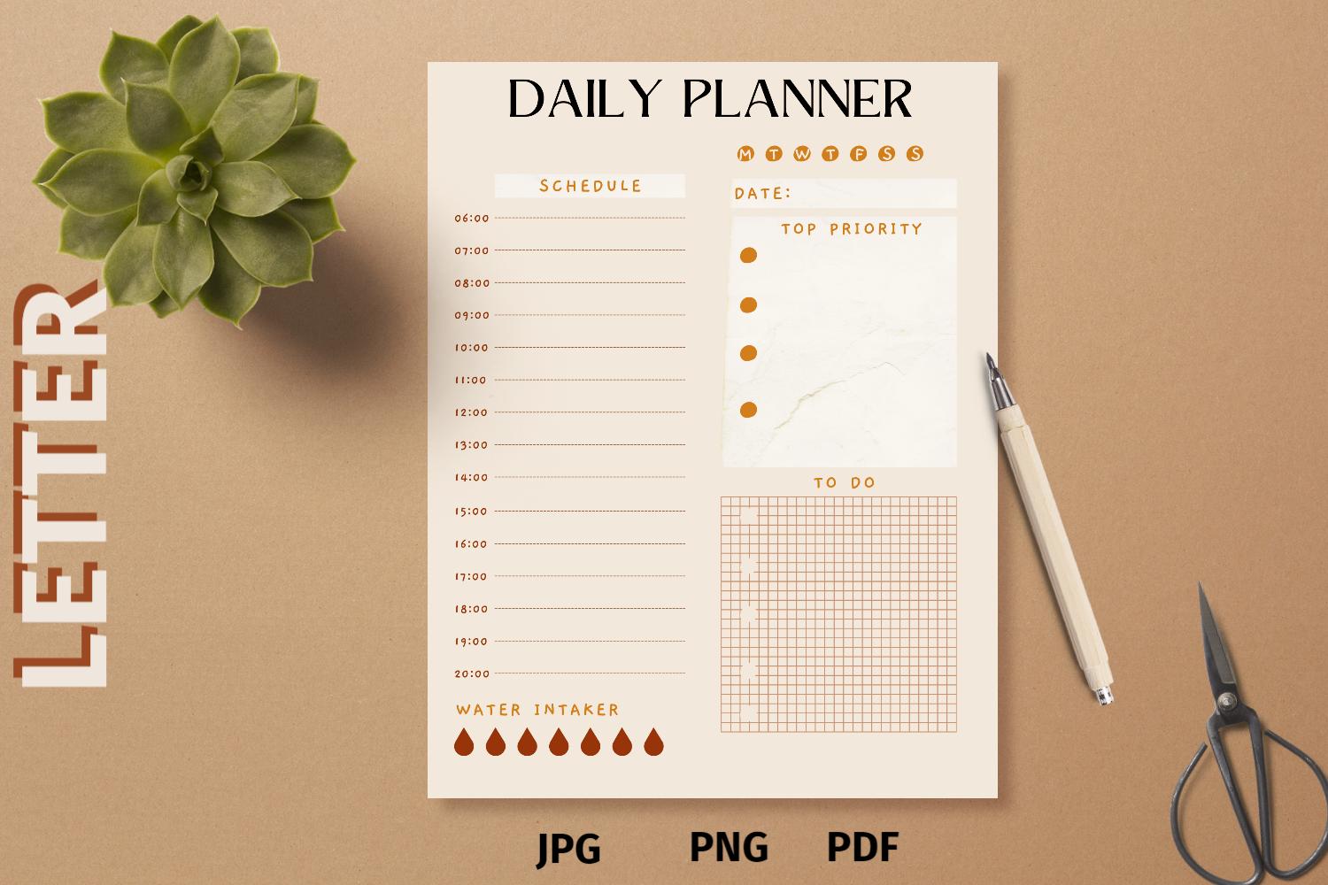 Daily Planner Minimalist