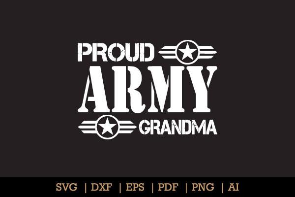 Proud Army Grandma
