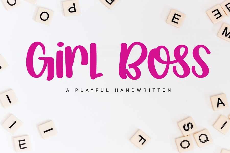 Girl Boss Font