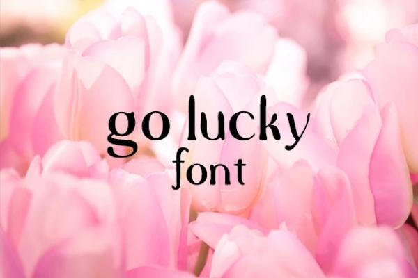Go Lucky Font