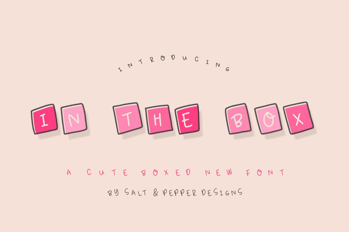 In the Box Font