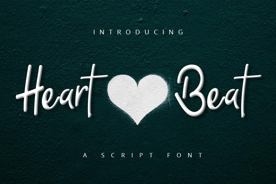 Heart Beat Font