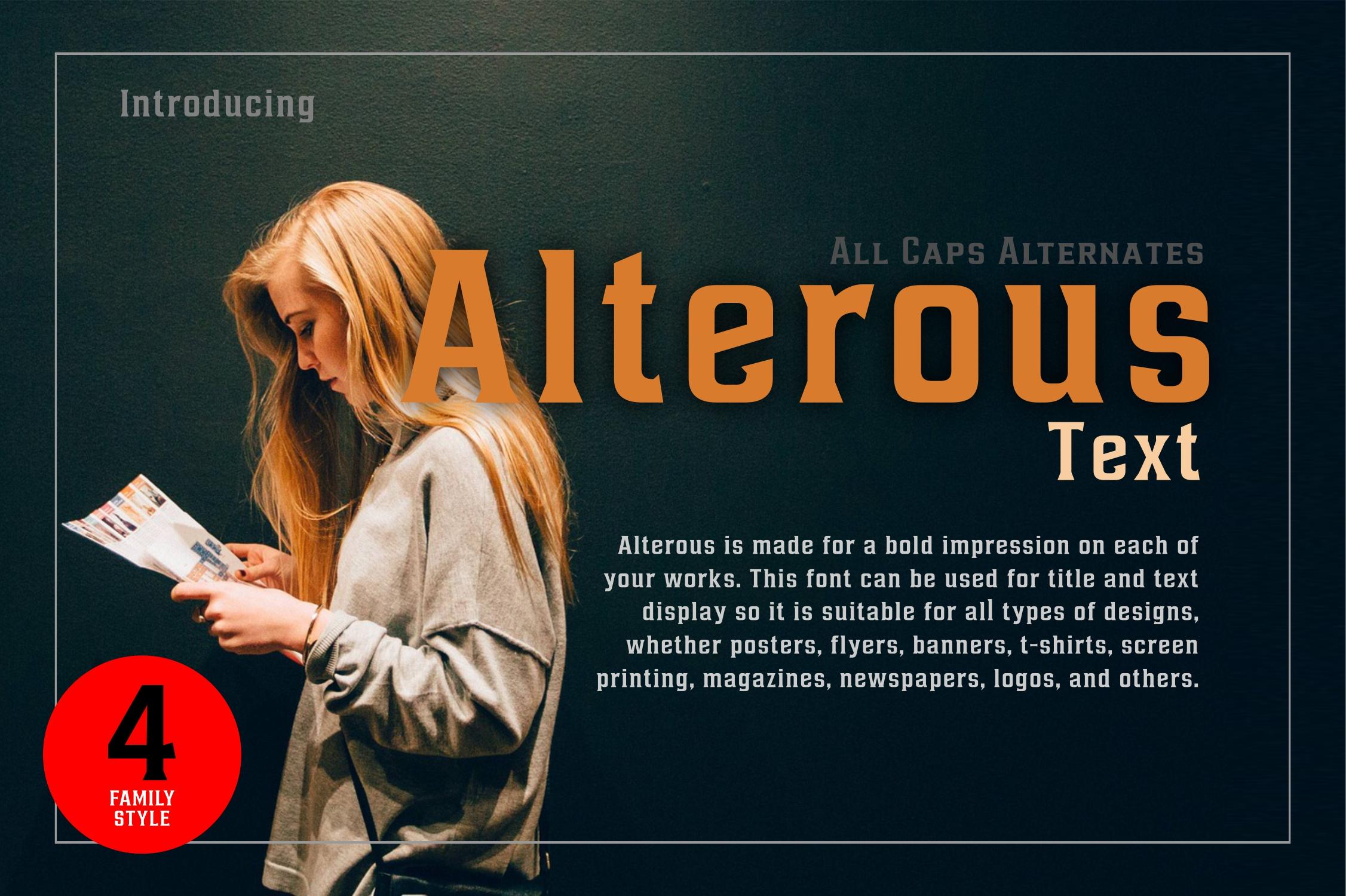 Alterous Font