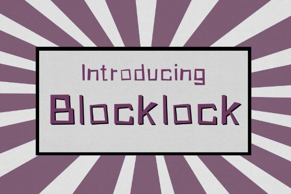 Blocklock Font