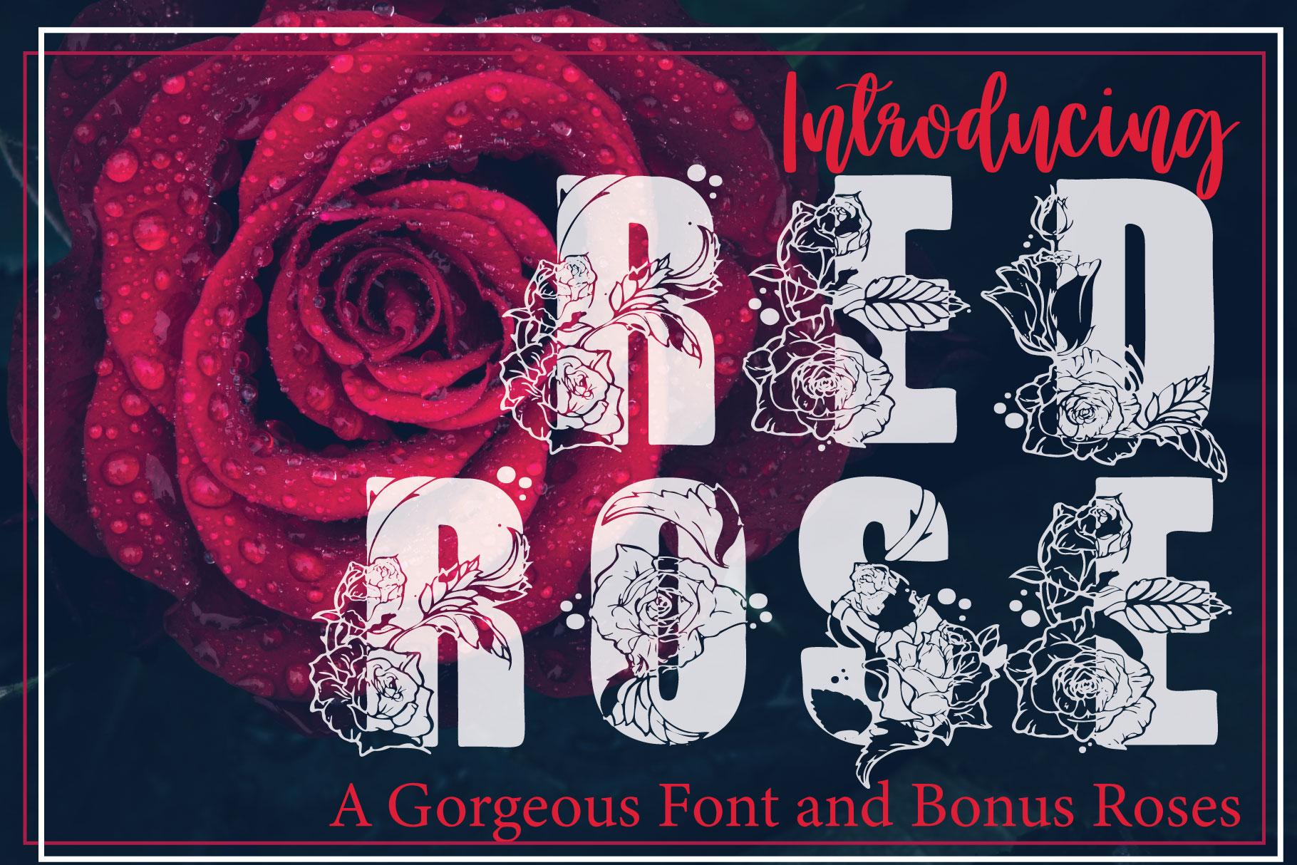 Red Rose Font