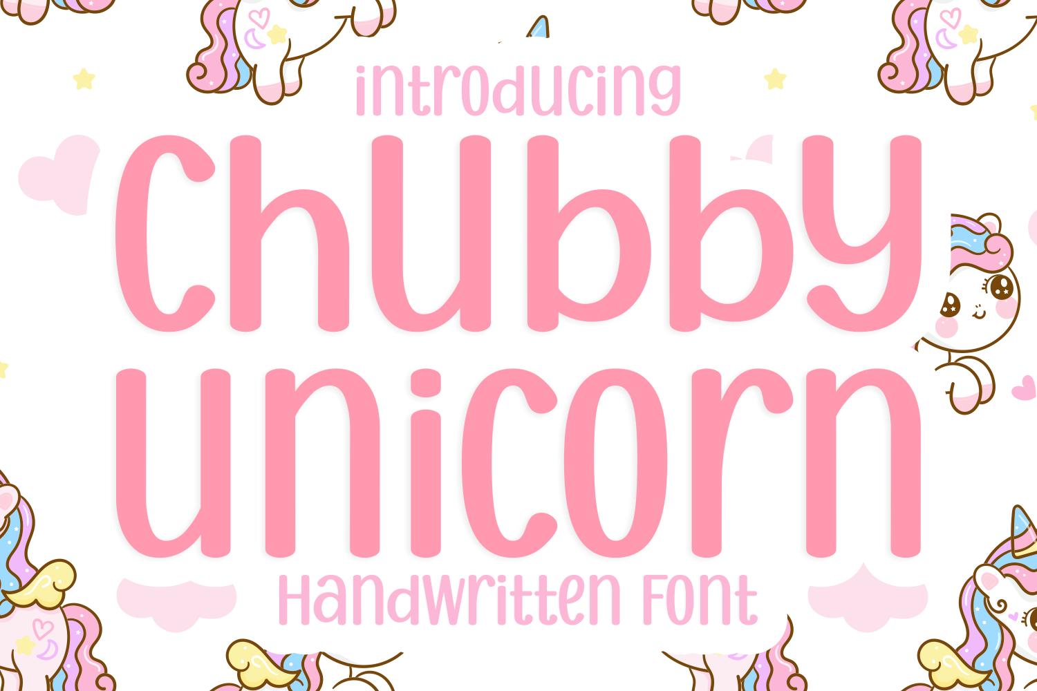 Chubby Unicorn Font