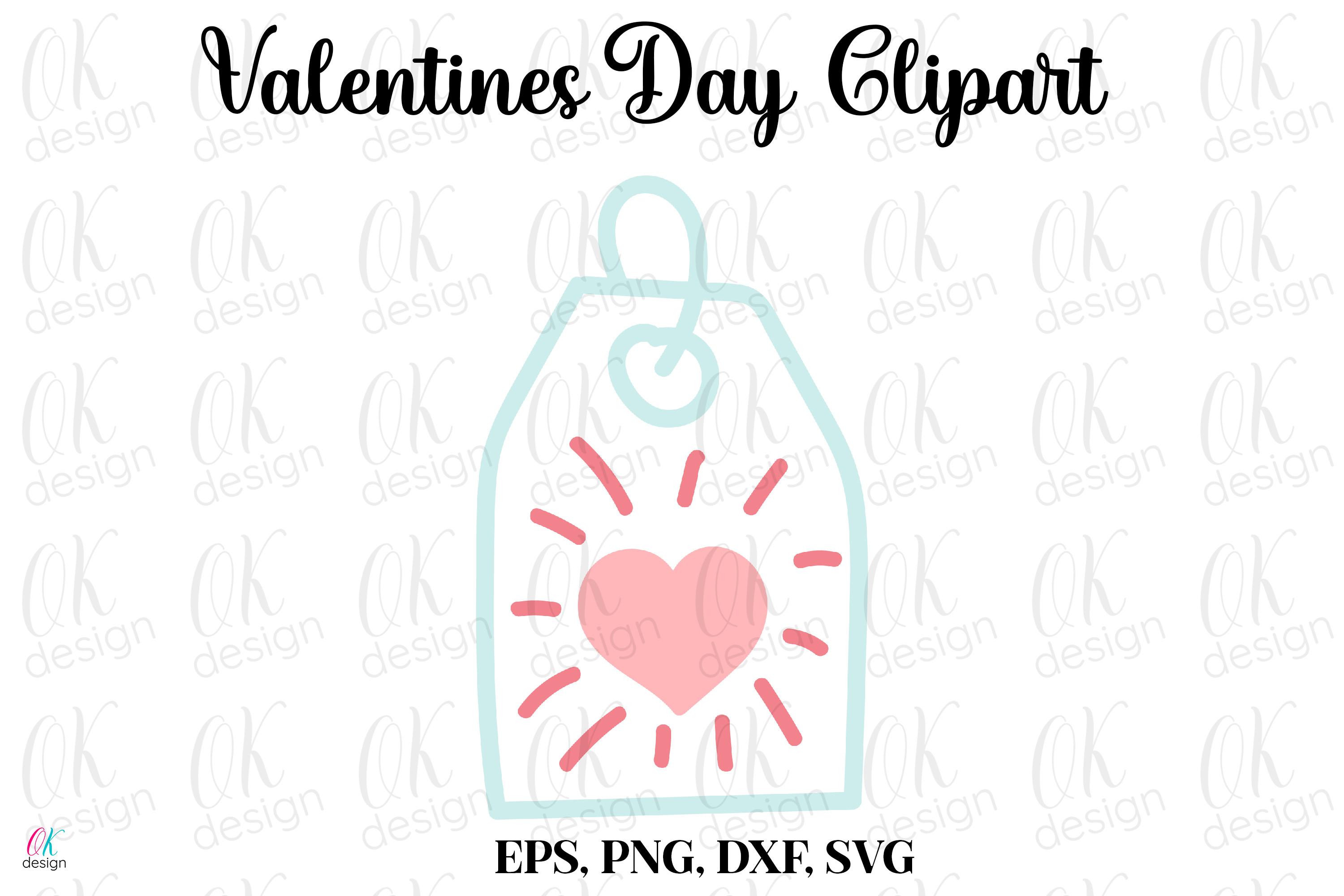 Valentines Clipart SVG, DXF, PNG Files.