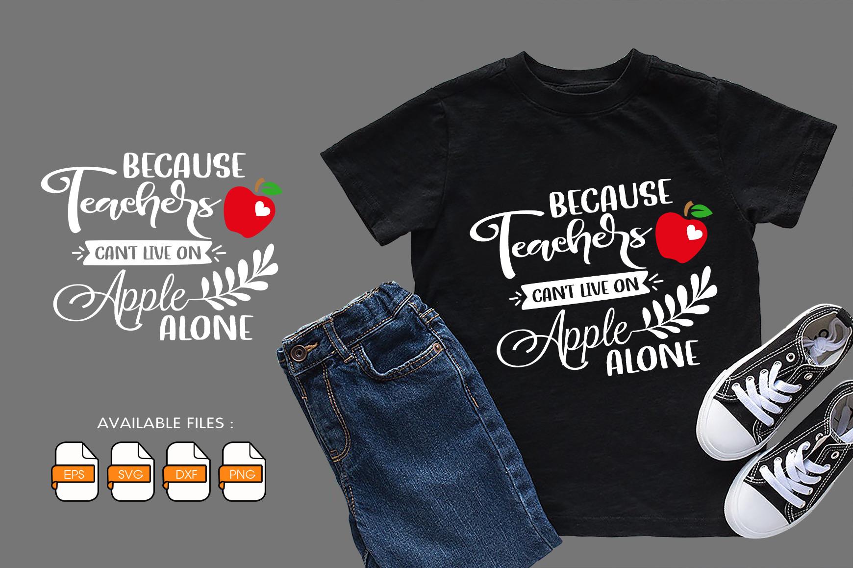 Because Teachers Can't Live on Apples