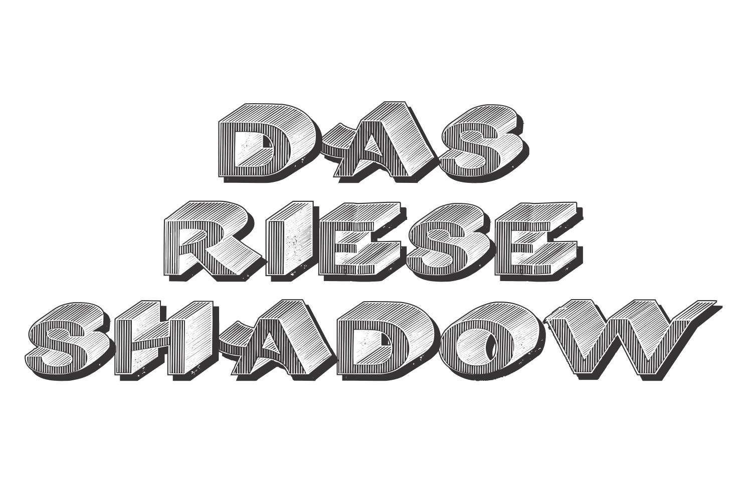 Das Riese Shadow Font