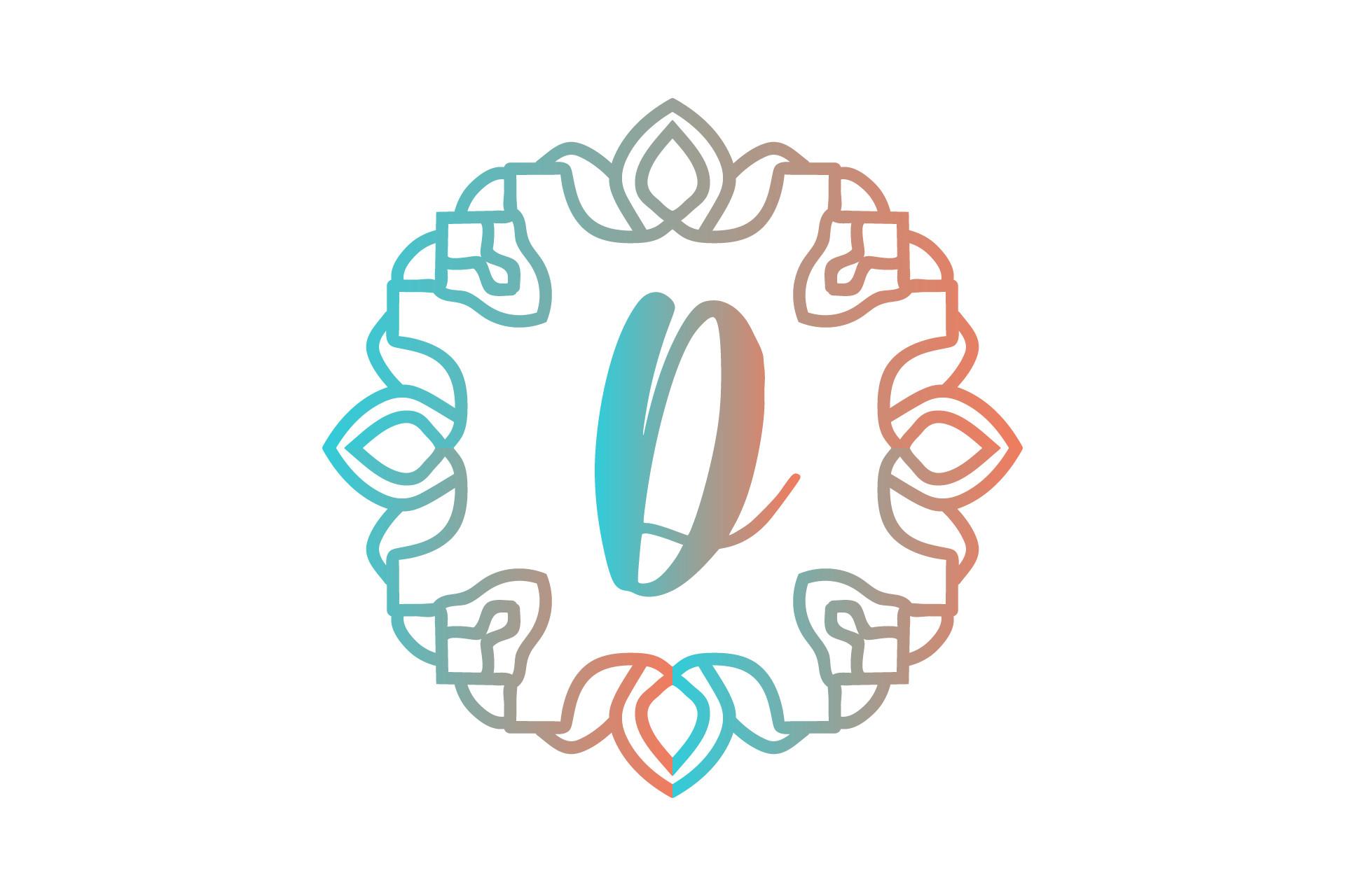 Monogram Spring Font Vector Illustration