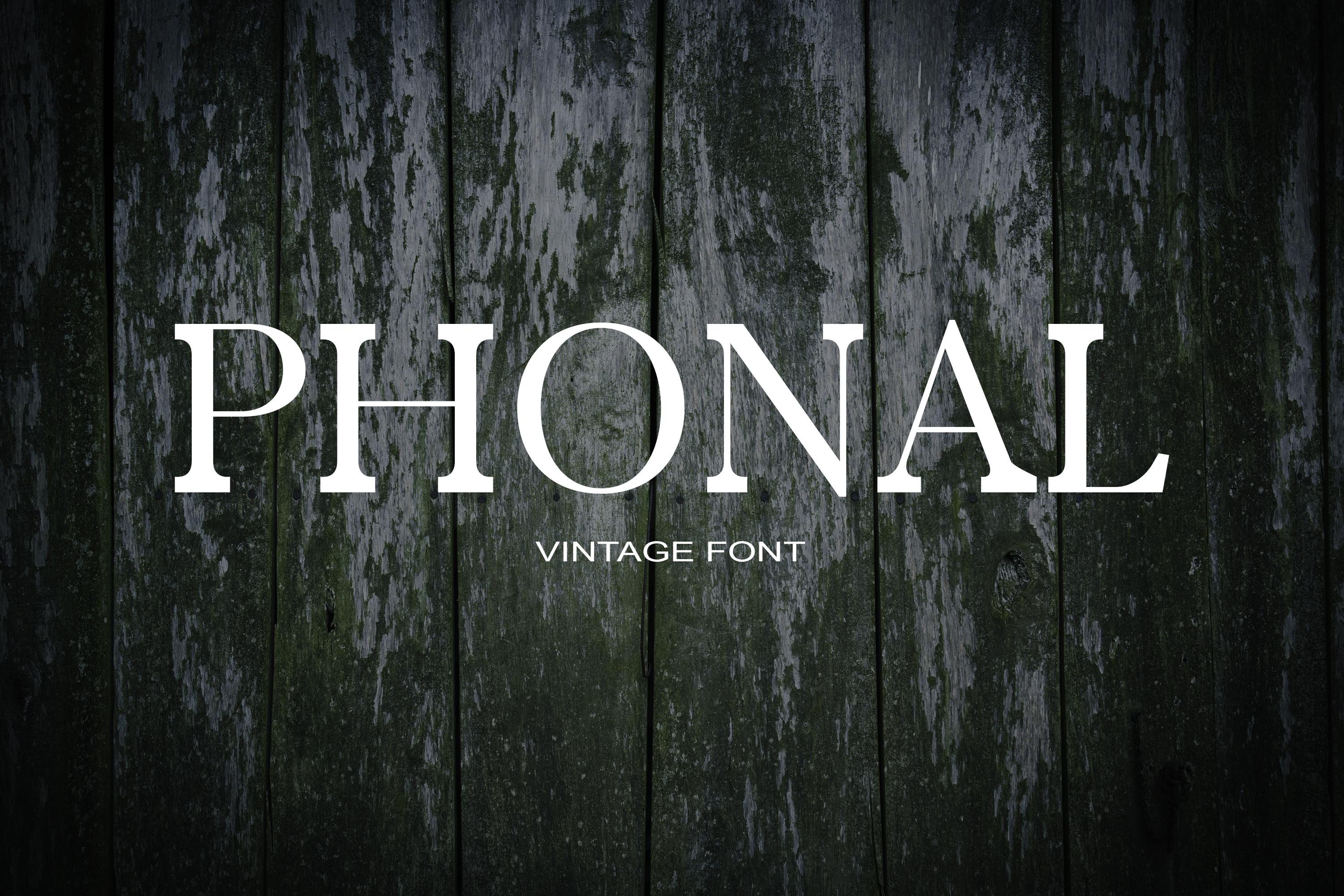 Phonal Font