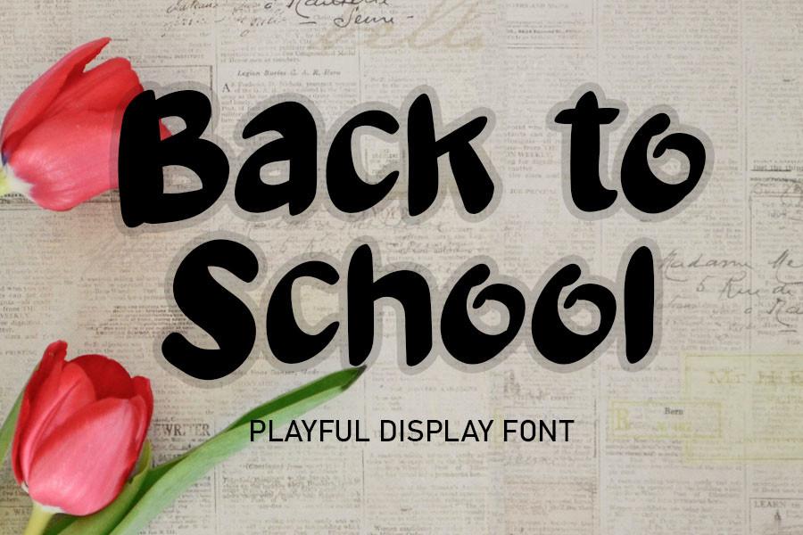 Back to School Font