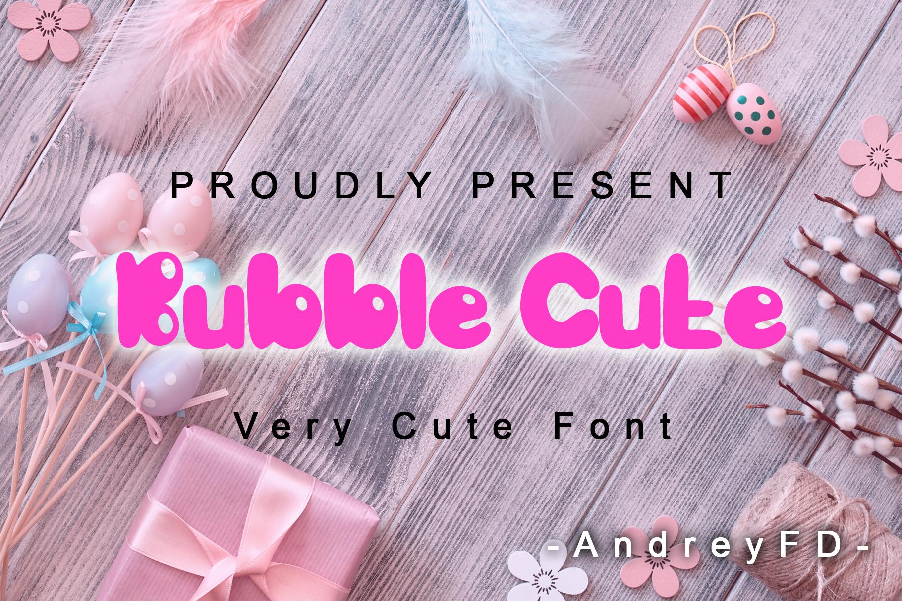Bubble Cute Font