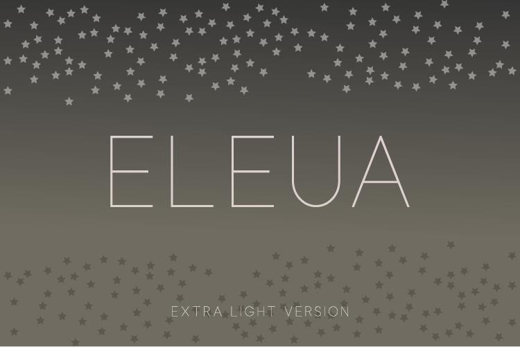 Eleua Extra Light Font