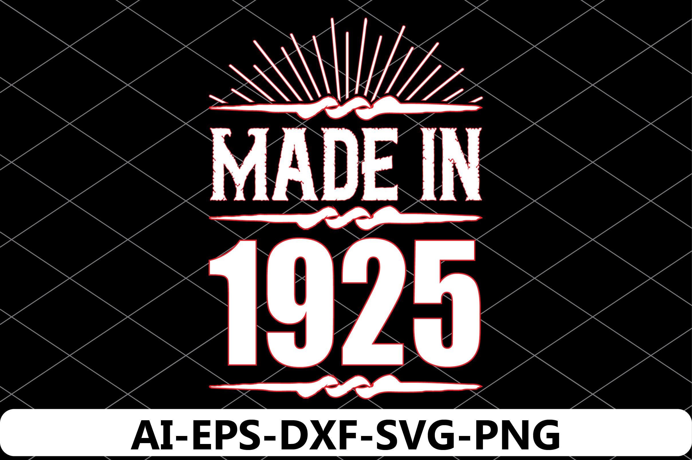 Made in 1925