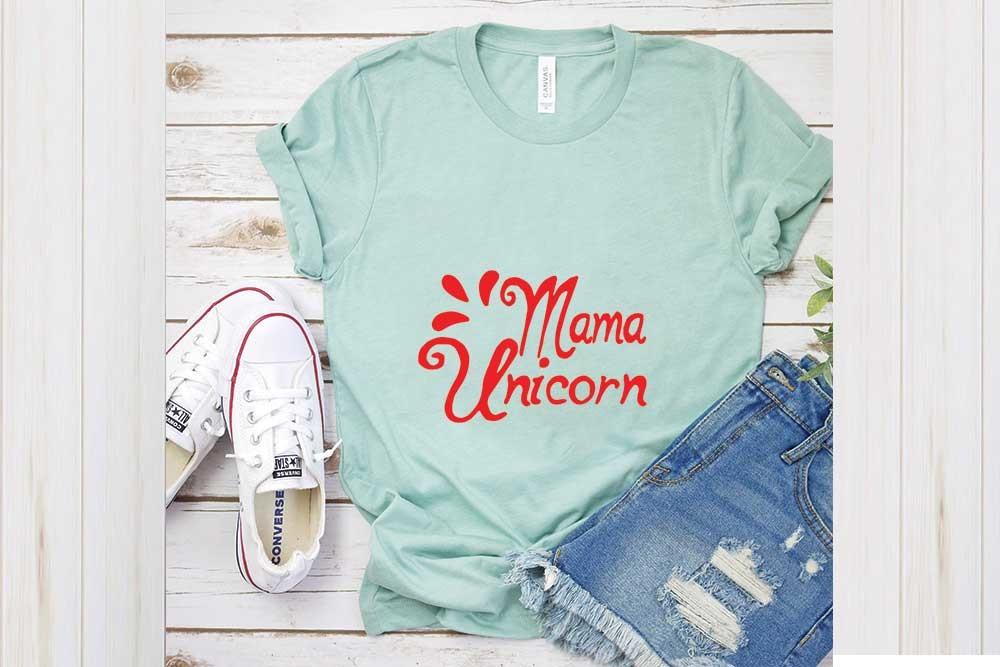 Unicorn Svg Design, Mama Unicorn