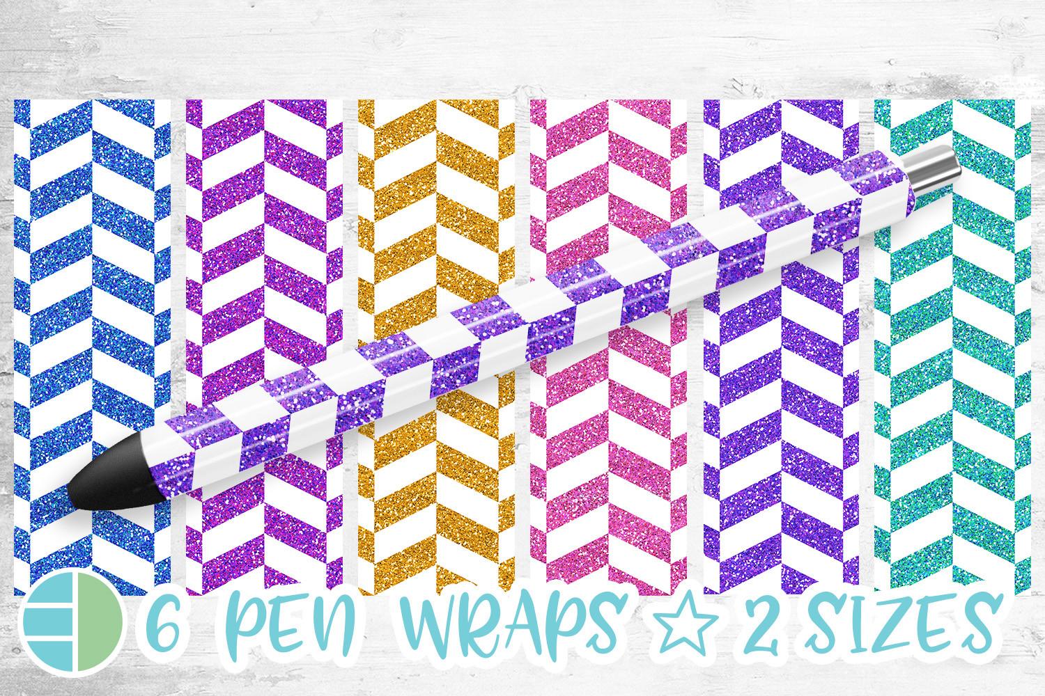Chevron Print Sublimation Pen Designs