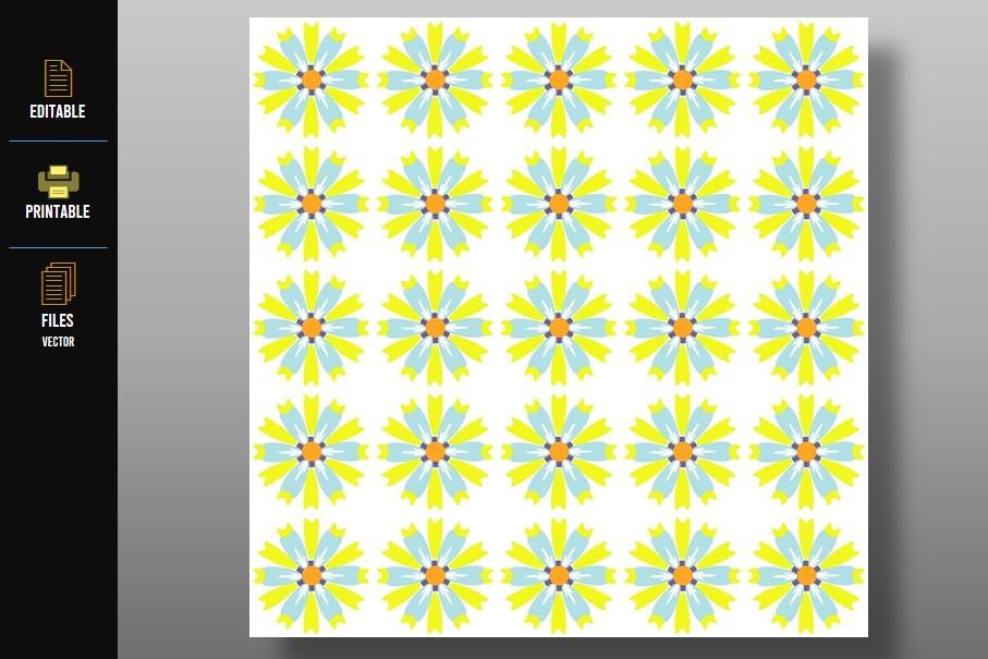 Colored Flowers Pattern