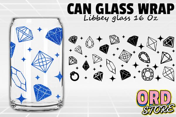 Diamond 16 Oz Libbey Glass Wrap