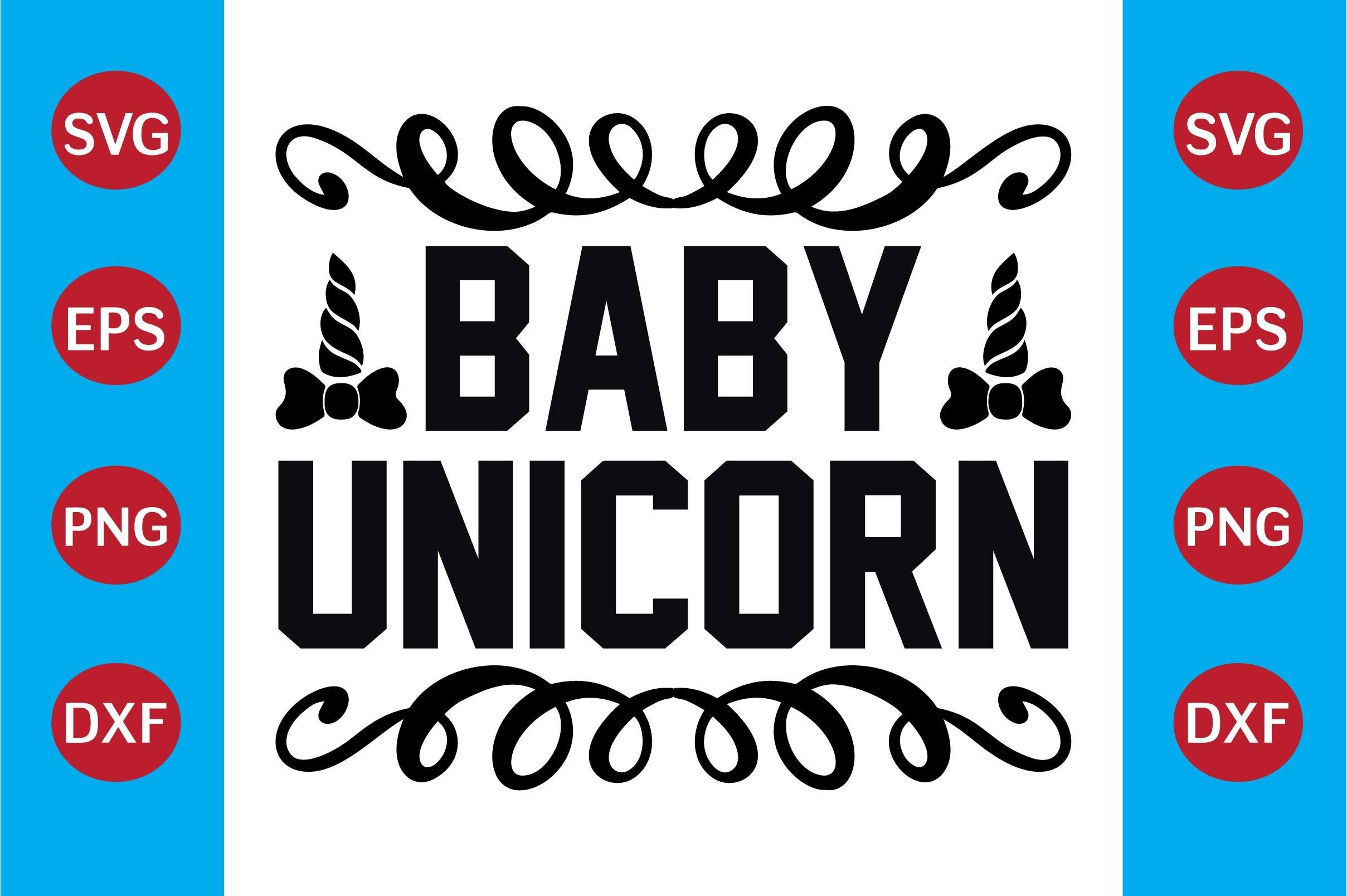 Unicorn SVG Design  Baby Unicorn