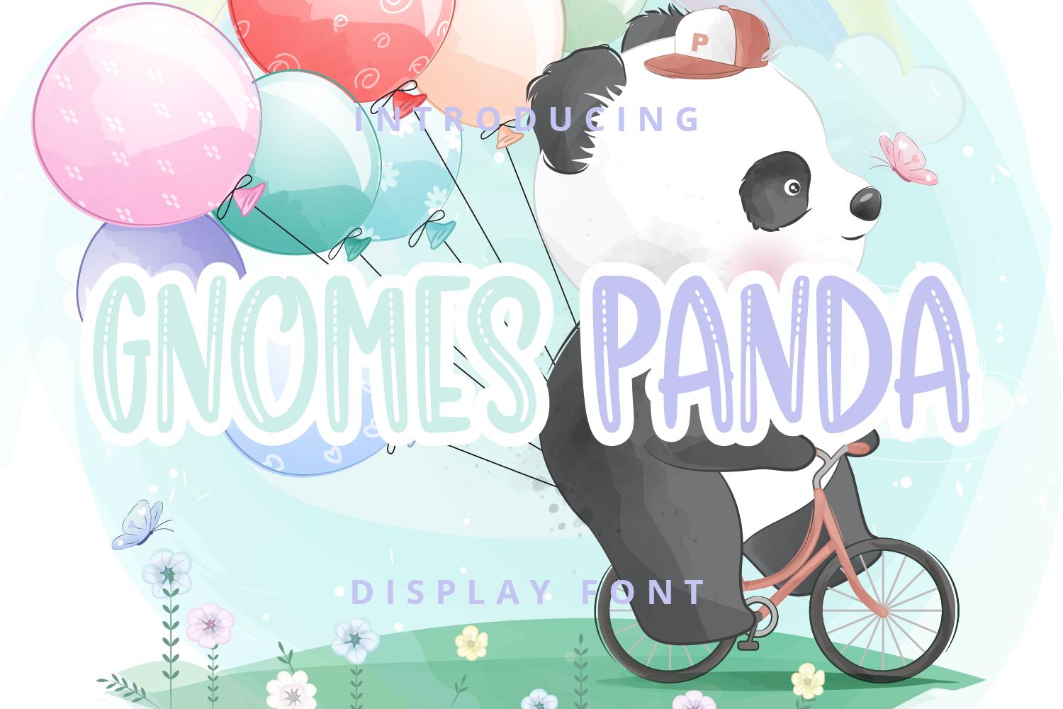 Gnomes Panda Font