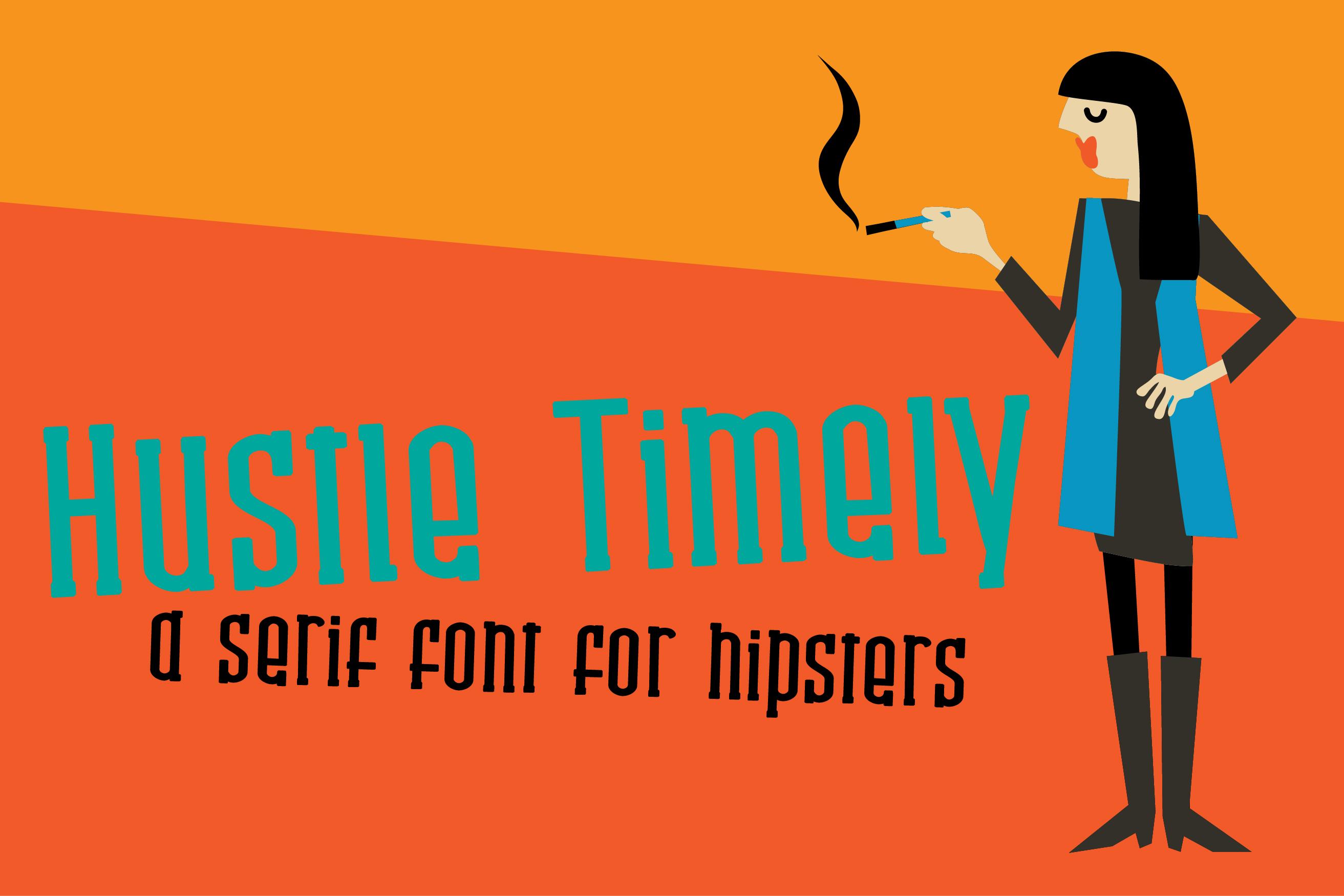 Hustle Timely Font
