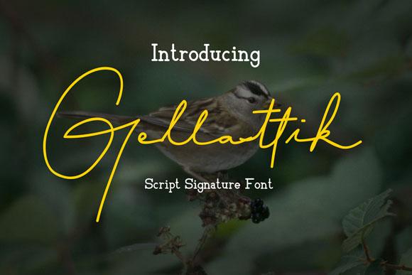 Gellattik Font
