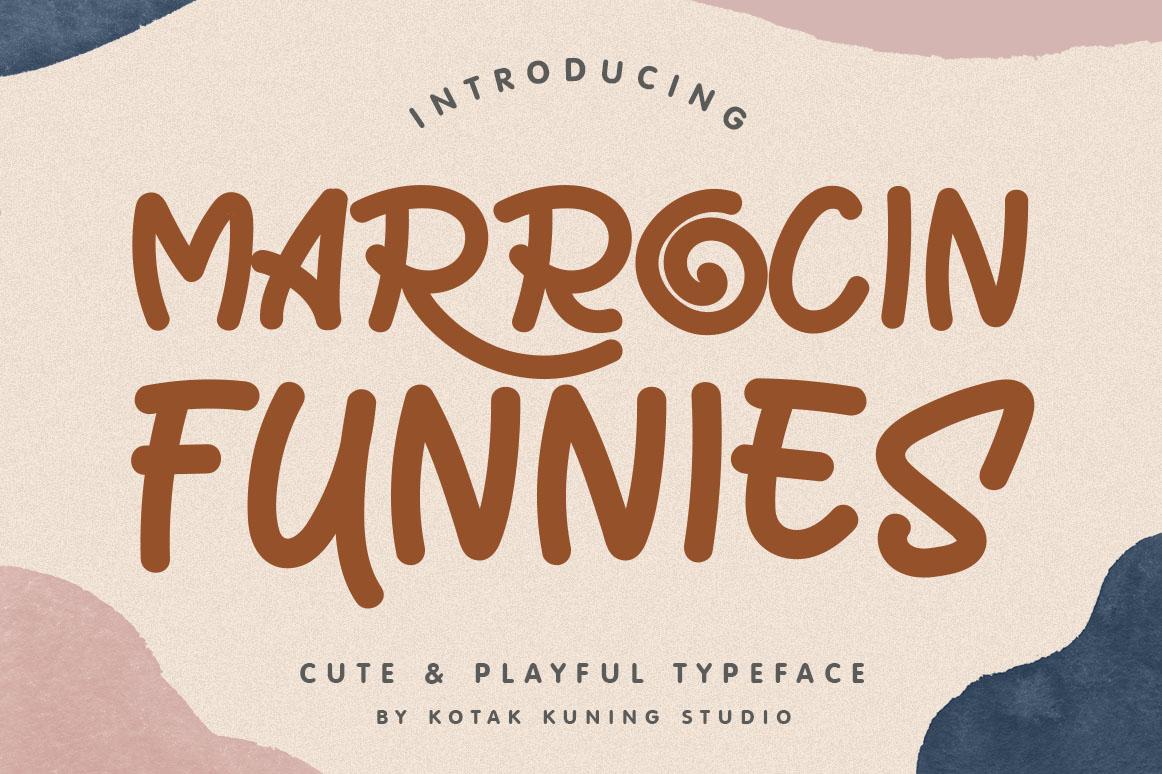 Marrocin Funnies Font