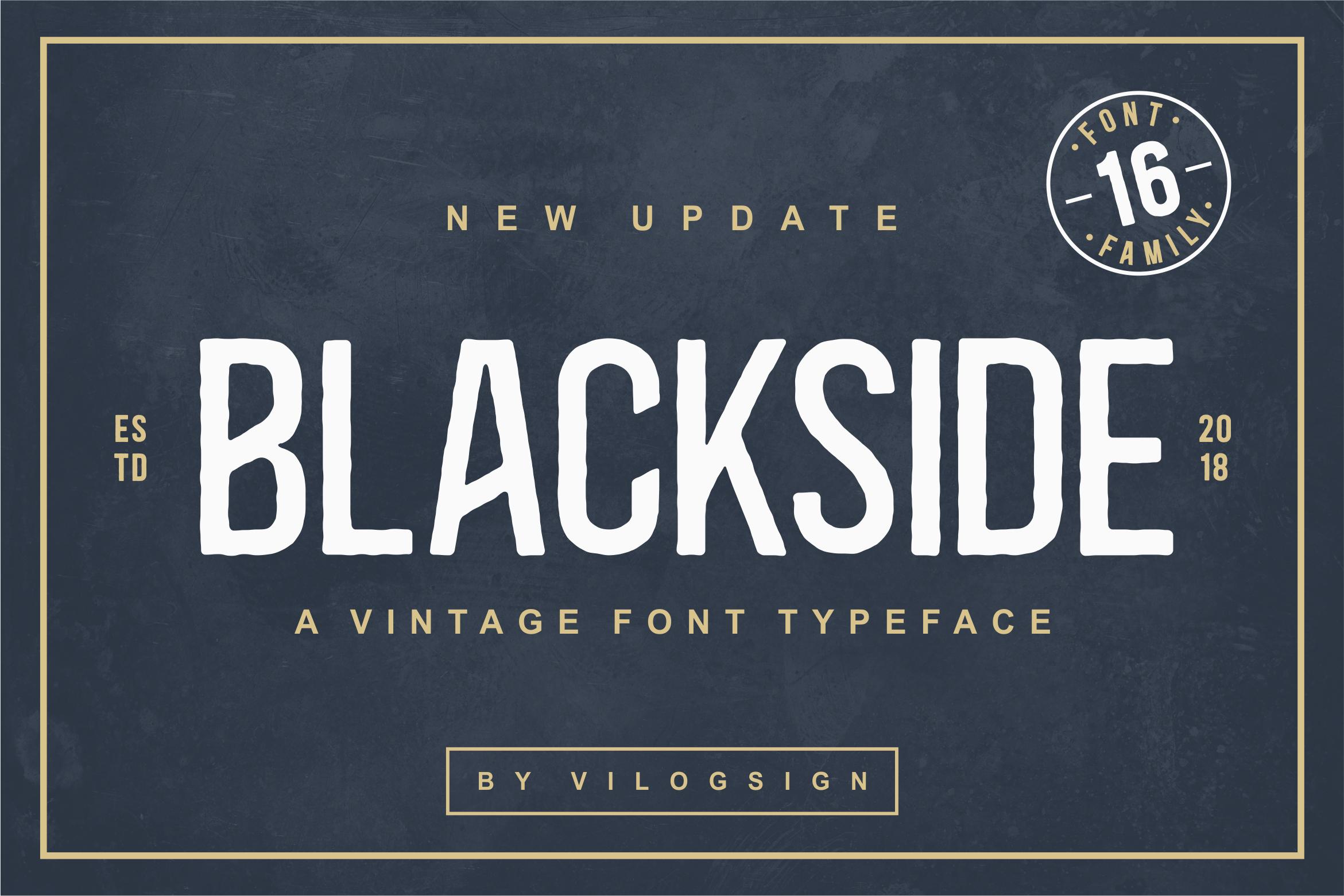 Blackside Font