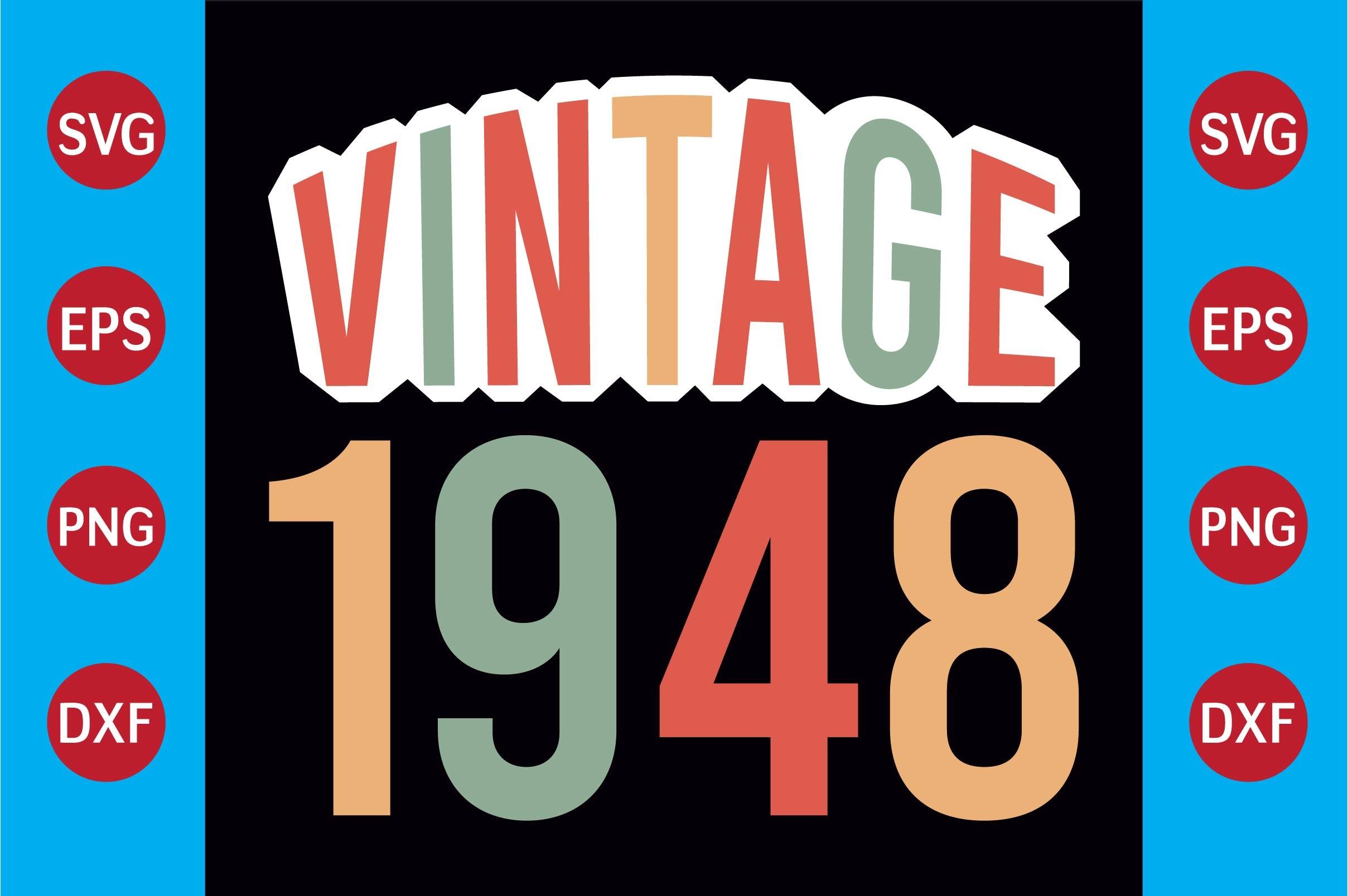 Vintage 1948  T-shirt Design