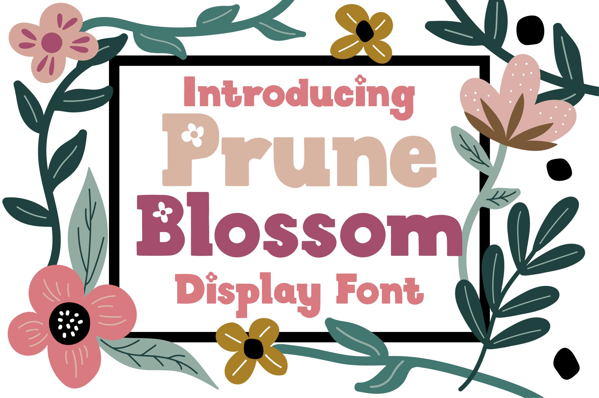 Prune Blossom Font