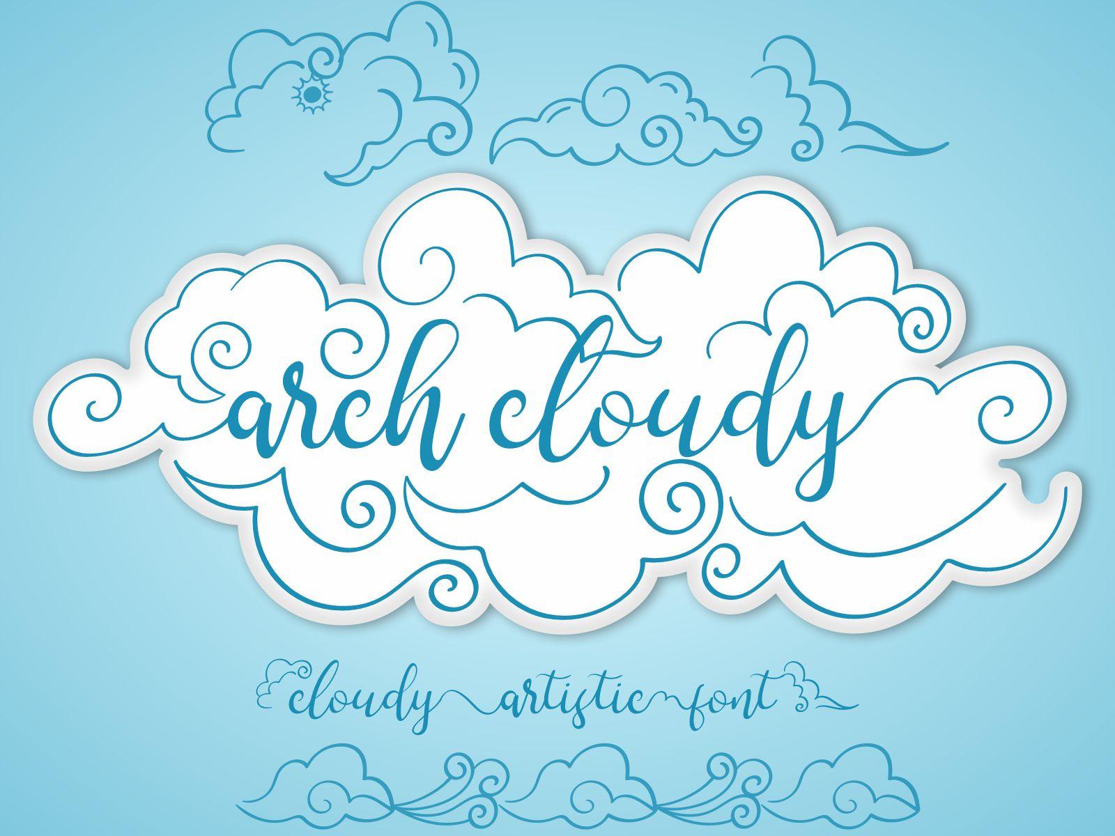 Arch Cloudy Font