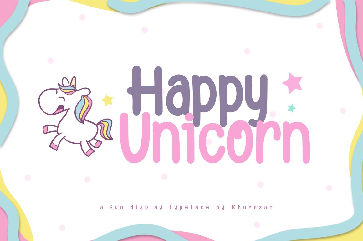 Happy Unicorn Font