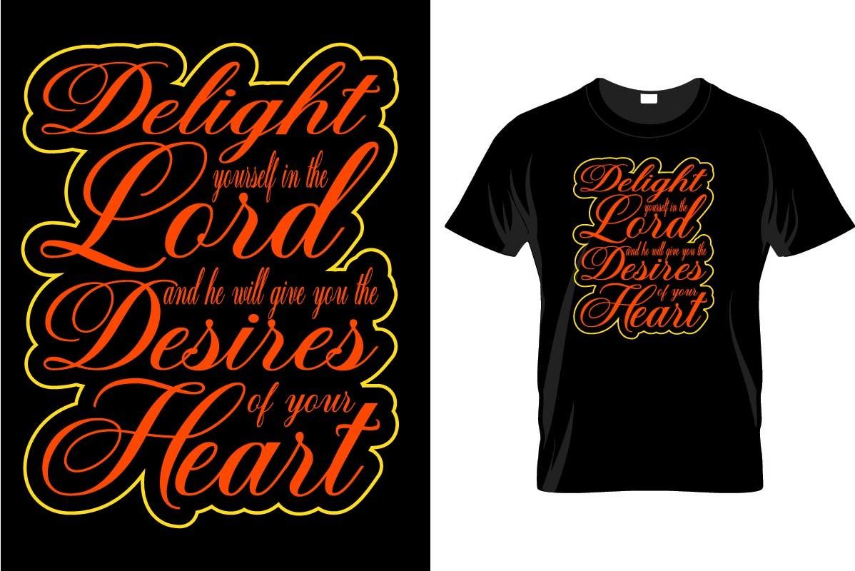 Typography T-Shirt Design for Print