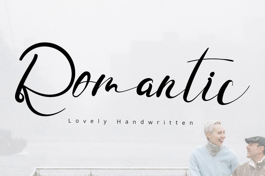 Romantic Font