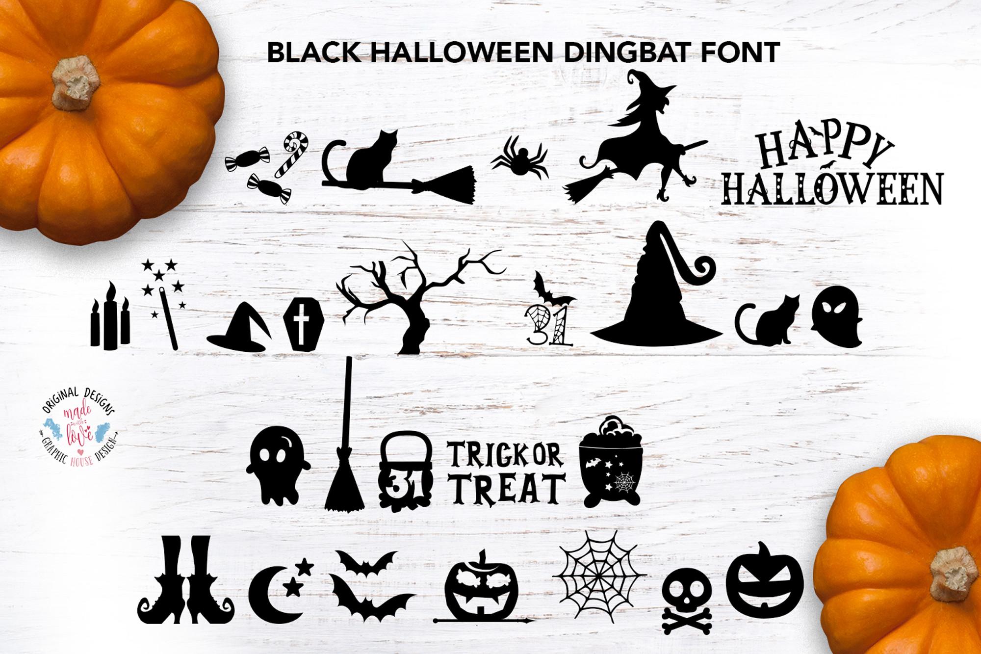 Black Halloween Font