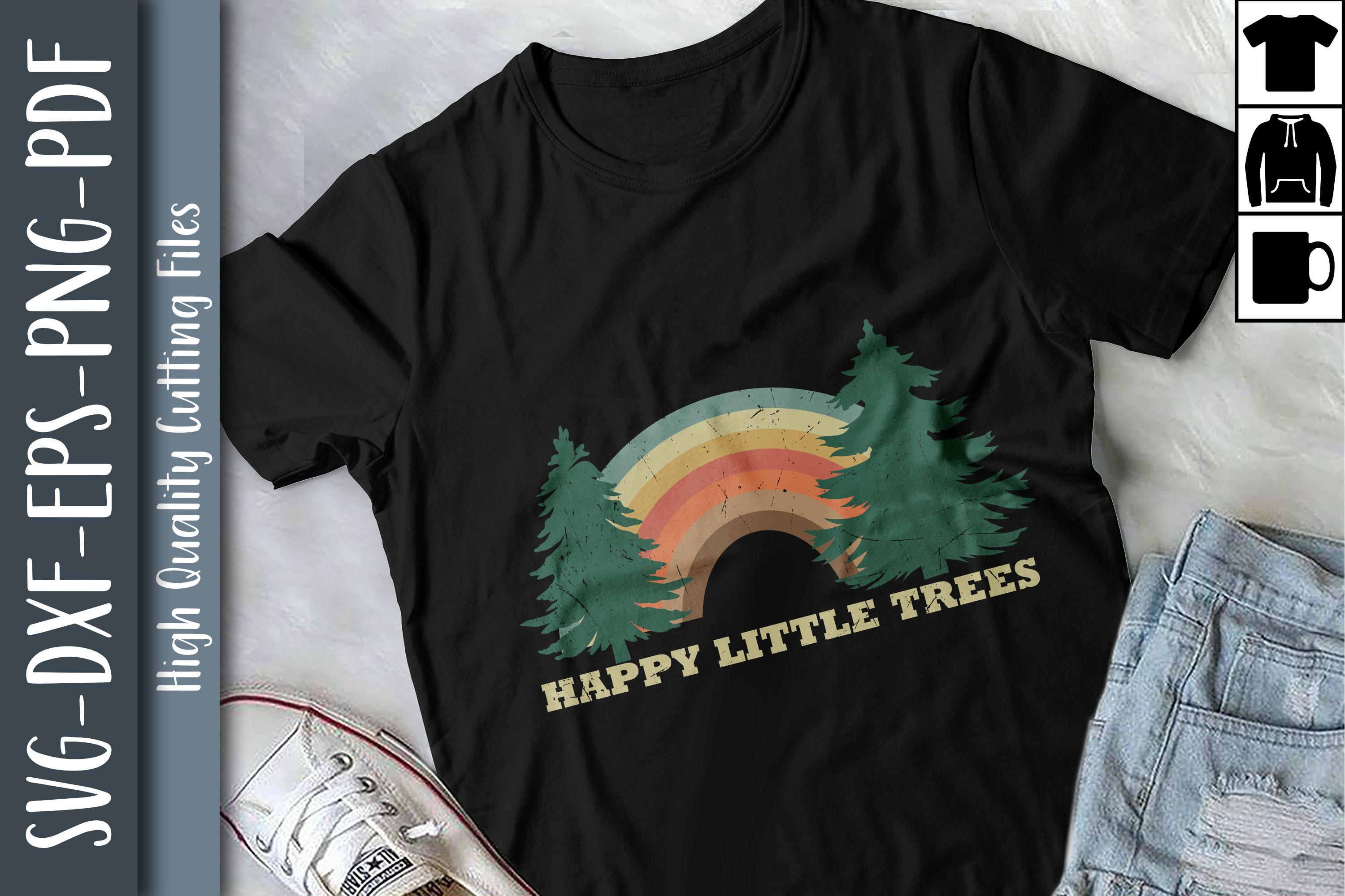 Earth Day Slogan Happy Little Tree