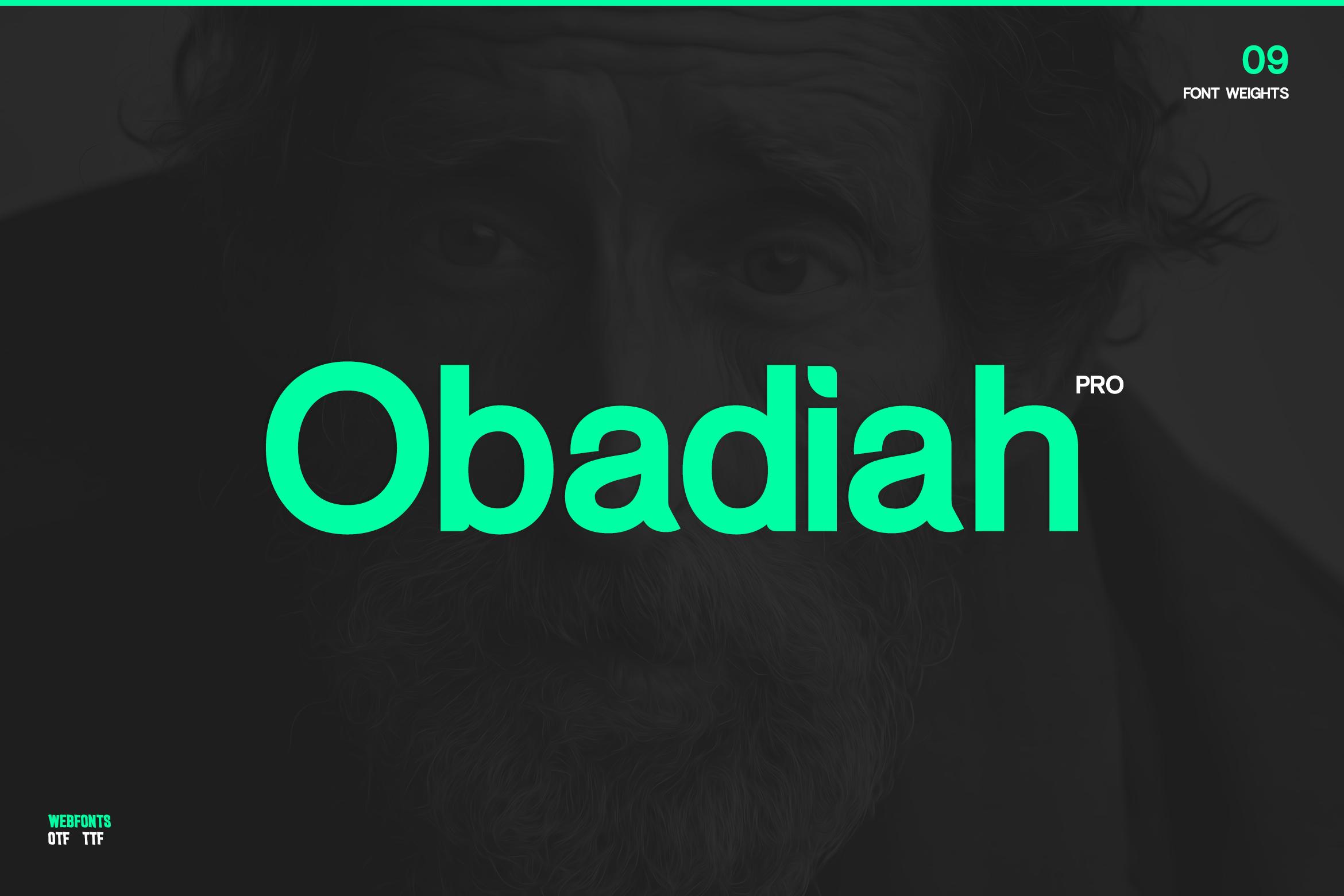 Obadiah Pro Font