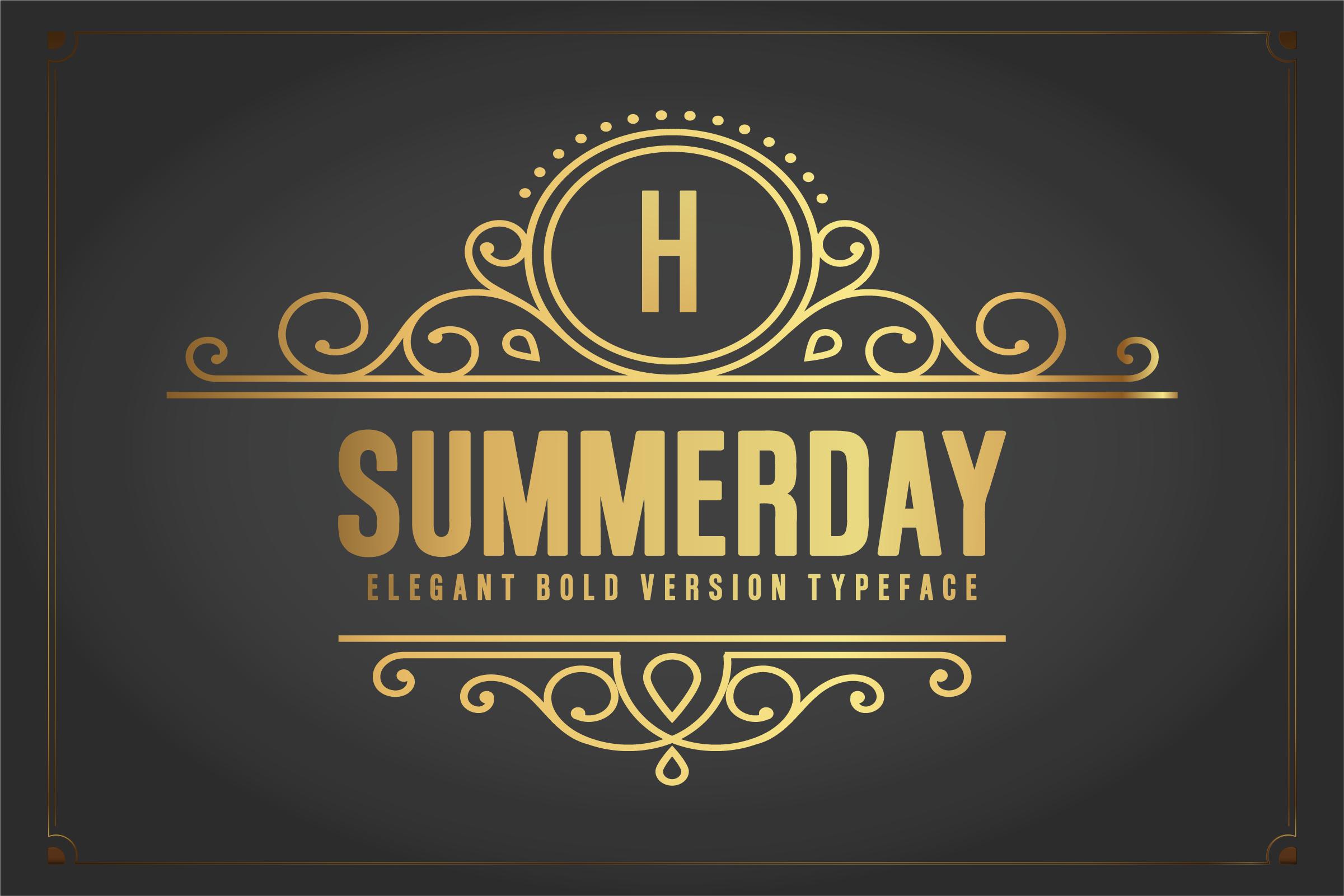 Summerday Bold Font