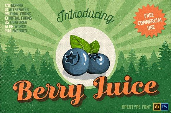 Berry Juice Font